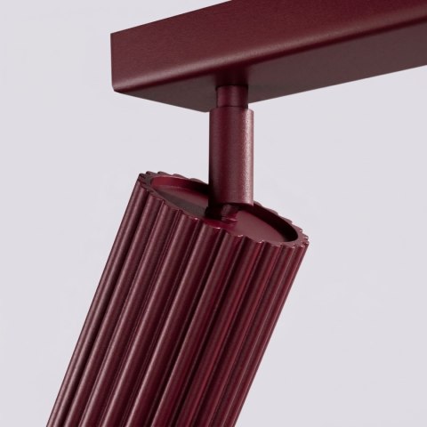 Sollux Lighting Plafon KARBON 4L burgund