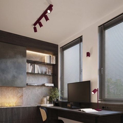 Sollux Lighting Plafon KARBON 4L burgund