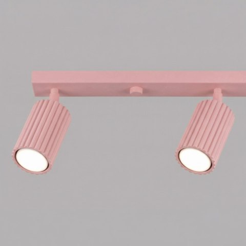 Sollux Lighting Plafon KARBON 4L różowy