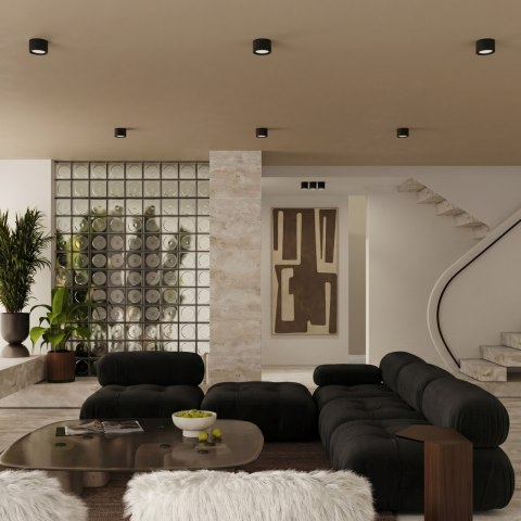 Sollux Lighting Plafon MODO 1 czarny Gx53