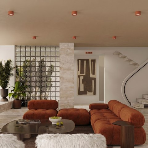 Sollux Lighting Plafon MODO 1 ochra czerwona Gx53