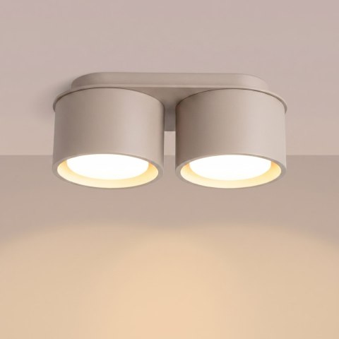 Sollux Lighting Plafon MODO 2 taupe Gx53