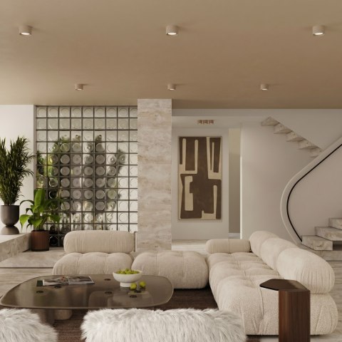 Sollux Lighting Plafon MODO 2 taupe Gx53