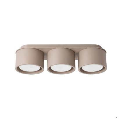 Sollux Lighting Plafon MODO 3 taupe Gx53