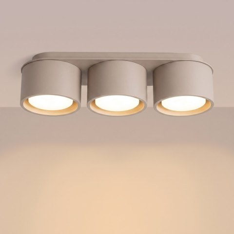 Sollux Lighting Plafon MODO 3 taupe Gx53