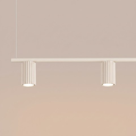 Sollux Lighting Żyrandol KARBON 4 beżowa