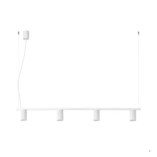 Sollux Lighting Żyrandol KARBON 4 biała