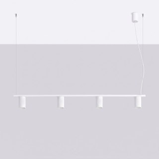 Sollux Lighting Żyrandol KARBON 4 biała
