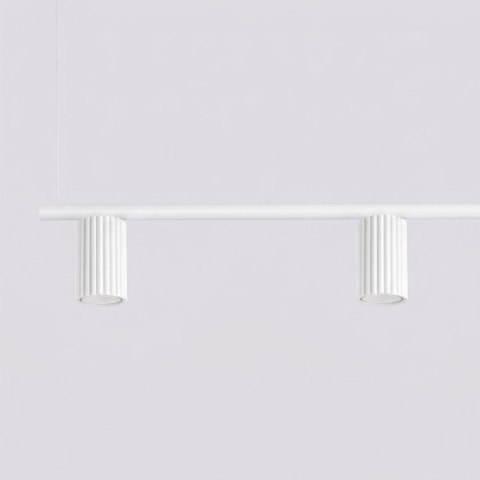 Sollux Lighting Żyrandol KARBON 4 biała