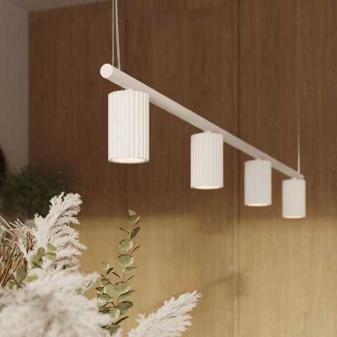 Sollux Lighting Żyrandol KARBON 4 biała