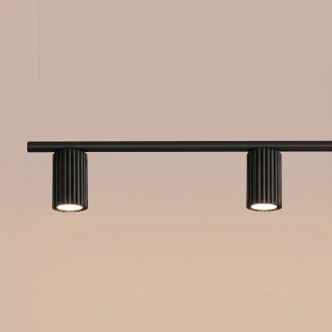 Sollux Lighting Żyrandol KARBON 4 czarna
