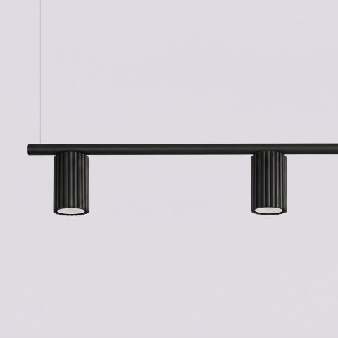 Sollux Lighting Żyrandol KARBON 4 czarna