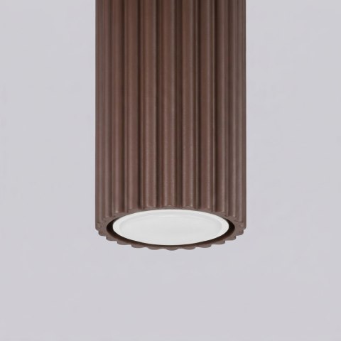 Sollux Lighting Plafon KARBON 10 brązowy
