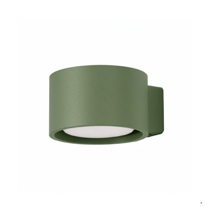 Sollux Lighting Kinkiet MODO 1 zielona oliwka Gx53