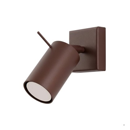 Sollux Lighting Kinkiet RING brązowy