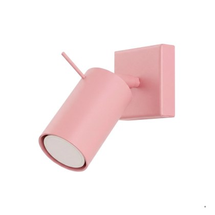 Sollux Lighting Kinkiet RING różowy