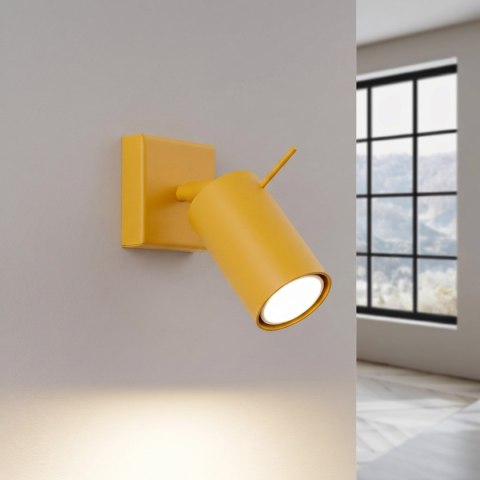 Sollux Lighting Kinkiet RING żółty