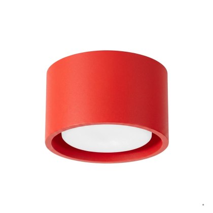 Sollux Lighting Plafon MODO 1 czerwony Gx53