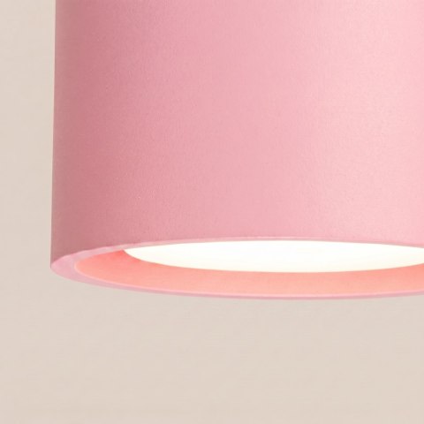 Sollux Lighting Plafon MODO 1 różowy Gx53
