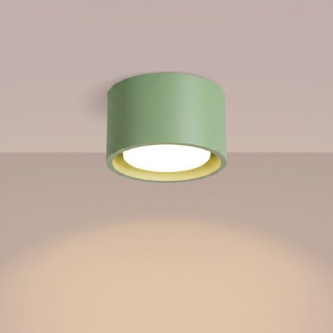 Sollux Lighting Plafon MODO 1 szałwiowy Gx53