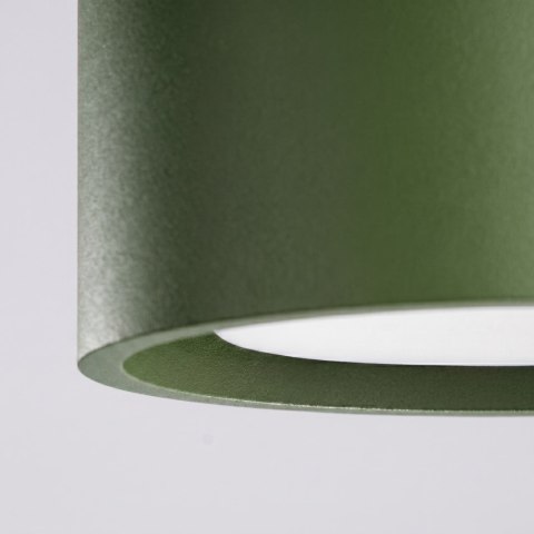 Sollux Lighting Plafon MODO 1 zielona oliwka Gx53