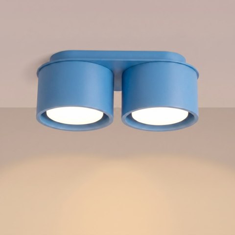 Sollux Lighting Plafon MODO 2 błękitny Gx53