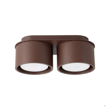 Sollux Lighting Plafon MODO 2 brązowy Gx53