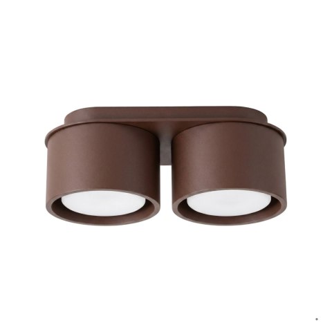 Sollux Lighting Plafon MODO 2 brązowy Gx53