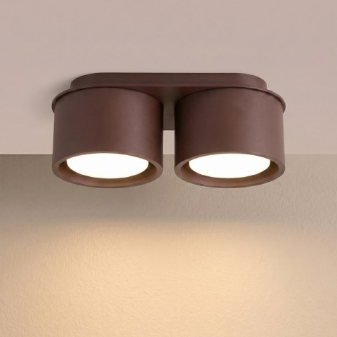 Sollux Lighting Plafon MODO 2 brązowy Gx53