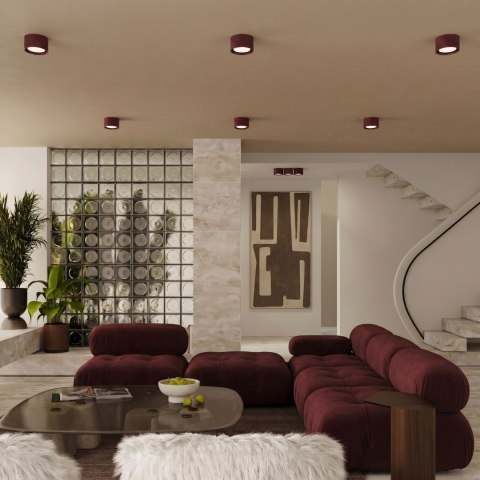 Sollux Lighting Plafon MODO 2 burgund Gx53