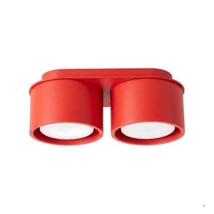 Sollux Lighting Plafon MODO 2 czerwony Gx53