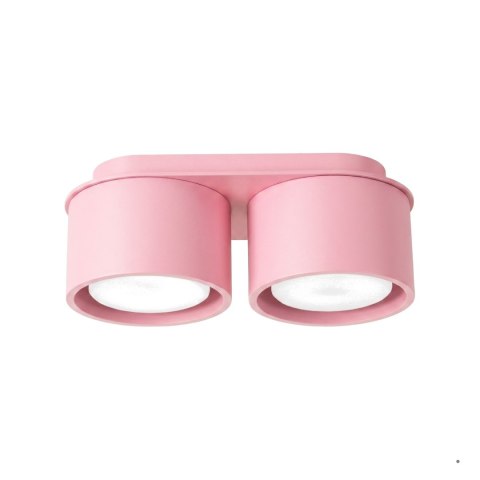 Sollux Lighting Plafon MODO 2 różowy Gx53