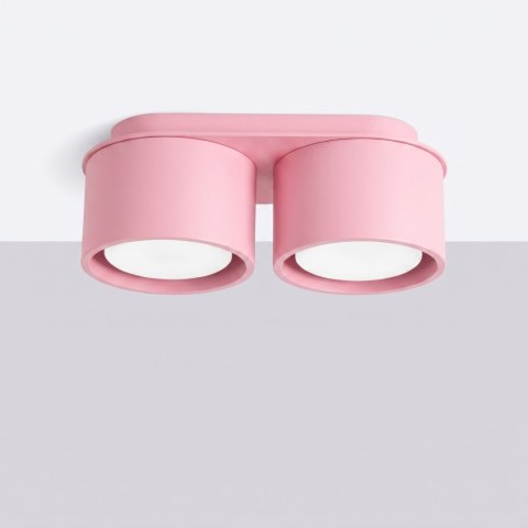 Sollux Lighting Plafon MODO 2 różowy Gx53
