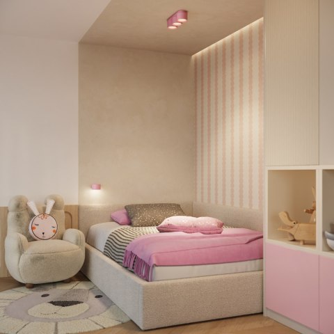 Sollux Lighting Plafon MODO 2 różowy Gx53