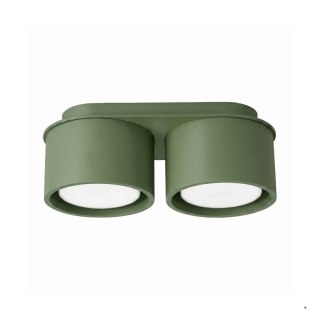 Sollux Lighting Plafon MODO 2 zielona oliwka Gx53