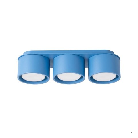 Sollux Lighting Plafon MODO 3 błękitny Gx53