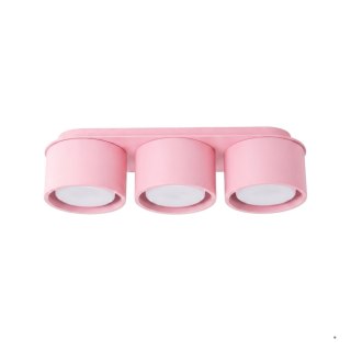 Sollux Lighting Plafon MODO 3 różowy Gx53