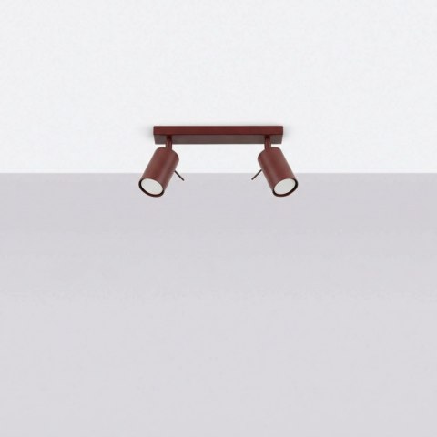Sollux Lighting Plafon RING 2 burgund