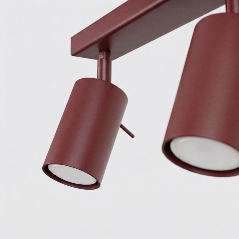 Sollux Lighting Plafon RING 2 burgund