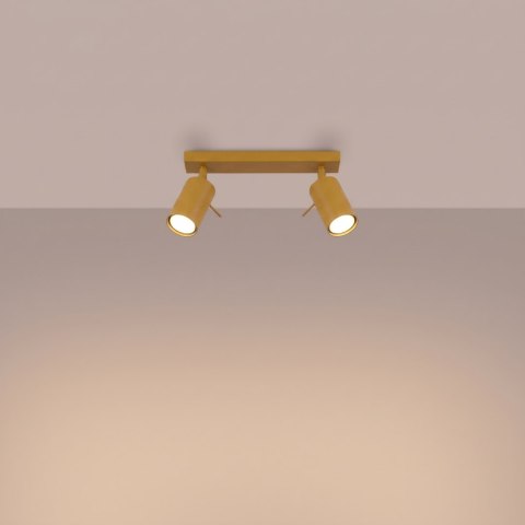 Sollux Lighting Plafon RING 2 żółty