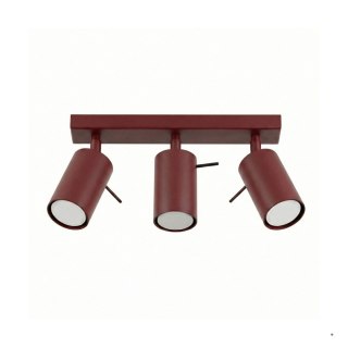 Sollux Lighting Plafon RING 3L burgund