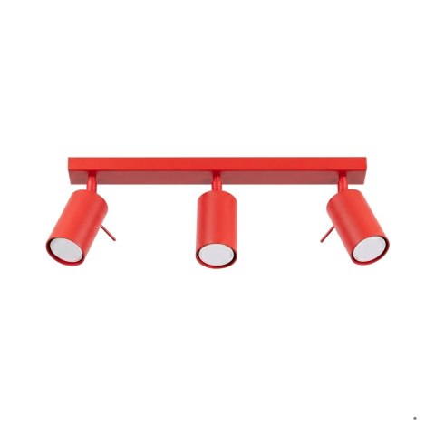 Sollux Lighting Plafon RING 3L czerwony