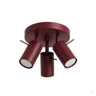 Sollux Lighting Plafon RING 3P burgund