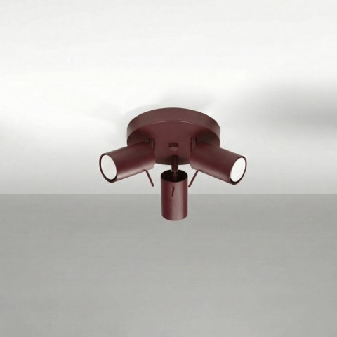 Sollux Lighting Plafon RING 3P burgund