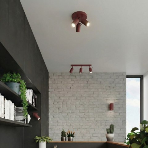 Sollux Lighting Plafon RING 3P burgund