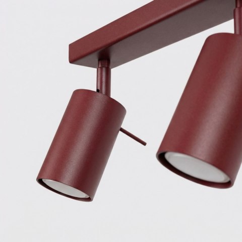 Sollux Lighting Plafon RING 4L burgund