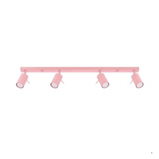 Sollux Lighting Plafon RING 4L różowy
