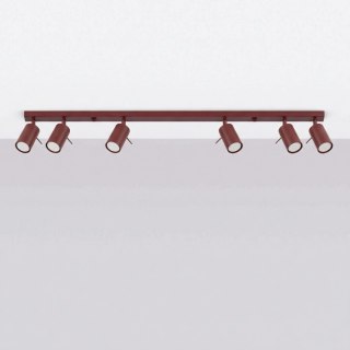 Sollux Lighting Plafon RING 6L burgund