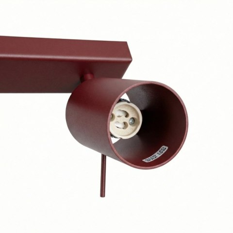 Sollux Lighting Plafon RING 6L burgund