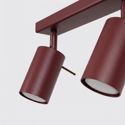 Sollux Lighting Plafon RING 6L burgund